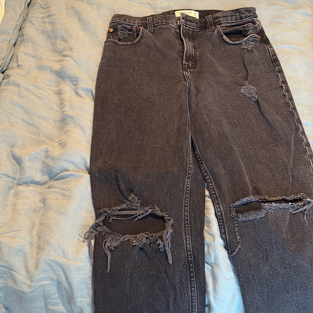 Distressed jeans